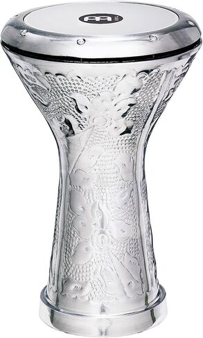 Meinl Percussion Aluminum Doumbek Egyptian Goblet Drum, Hand Hammered — Made in Turkey — Synthetic Head, 2-Year Warranty (HE-3030) in Kuwait