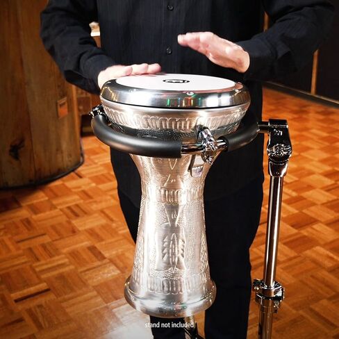 Meinl Percussion Aluminum Doumbek Egyptian Goblet Drum, Hand Hammered — Made in Turkey — Synthetic Head, 2-Year Warranty (HE-3030) in Kuwait