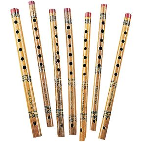Fun Express Bamboo Flower Print Flute - 12 Flutes - Great for Classroom Activities - VBS Vacation Bible School Supplies/Decor