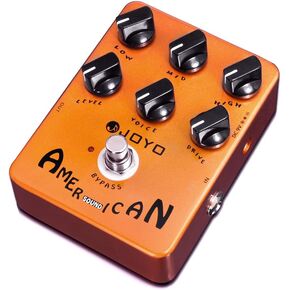 JOYO American Sound Amp Simulator Pedal of Fd 57 Deluxe Amplifier from Clean to Overdrive Sound for Electric Guitar Effect - Bypass (JF-14)