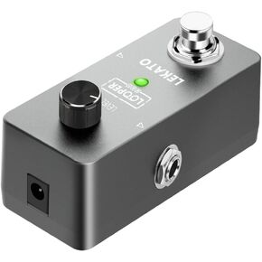 Looper Guitar Effect Pedal LEKATO Looper Guitar Pedal 5 Min Unlimited Overdubs Loop Pedal
