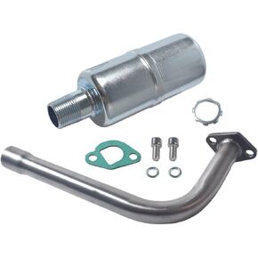 Exhaust Pipe With Female Threaded For Predator 212cc 196cc Go Kart& Mini Bike, For Honda GX160,GX200,For Coleman Powersports CT200U，CT200U-EX,BT200X