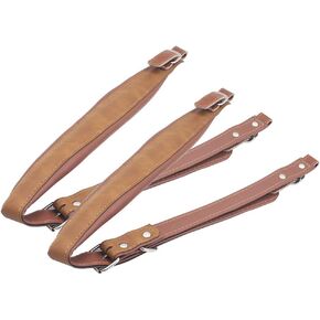 Accordion Straps,1Pair Soft PU Leather Accordion Shoulder Harness Strap with Adjustable Buckles for 16-120 Bass Accordions