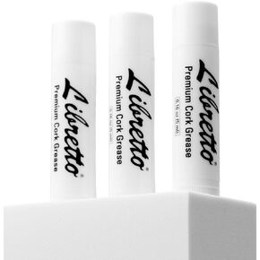 Libretto Premium Cork Grease, Set of 3, Odorless, Smooth, for Woodwind Musical Instruments, clarinets, saxophones, bass clarinets, flutes, oboes, bassoons, 0.16 oz