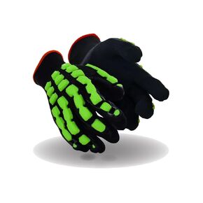 MAGID TRX100S T-REX TRX100 Black Nitrix Grip Protective Glove, Unisex, Small, Polyester