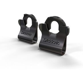 D'Addario Dual-Lock Guitar Strap Lock - Guitar Strap Locks Set - Protect Your Instrument with No Modifications or Hardware - Secures Cables - Easy to Attach - 1 Pair,Black in Kuwait