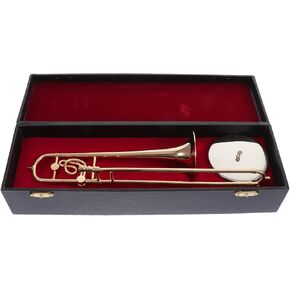 Vaguelly 1pc Trombone Model Desktop Decor Instrument Model Ornament Models Tabletop Miniatures Desk Top Decor Small Desktop Instrument Small Trombone Decor Musical Instrument