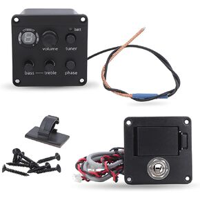 Acoustic Guitar Pickup Preamp System, Pickup Onboard Preamps Equalizer Pre-Wired Guitar Pickup Turner Onboard Preamps EQ Equalizer for Glued to Sound Hole