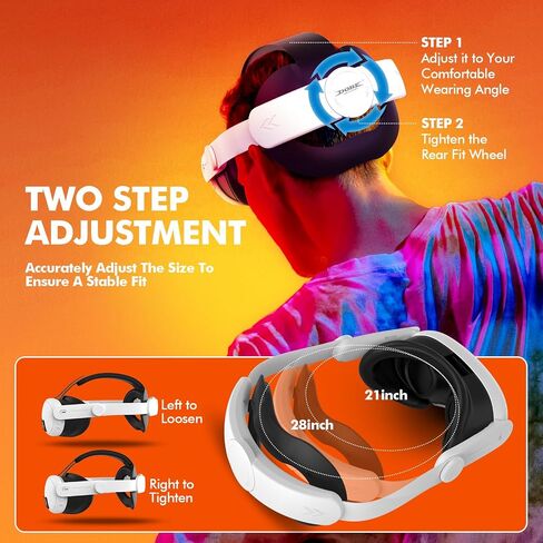 Head Strap Battery Pack Compatible with Meta Quest 3 / Quest 3S – 13000mAh Elite Replacement Strap for VR Headset, VR Accessories in Saudi Arabia