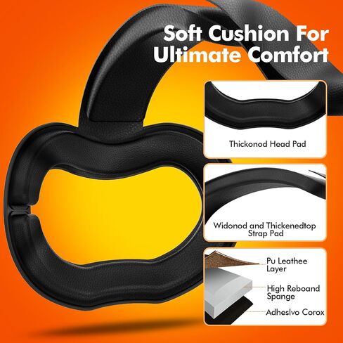 Head Strap Battery Pack Compatible with Meta Quest 3 / Quest 3S – 13000mAh Elite Replacement Strap for VR Headset, VR Accessories in Saudi Arabia