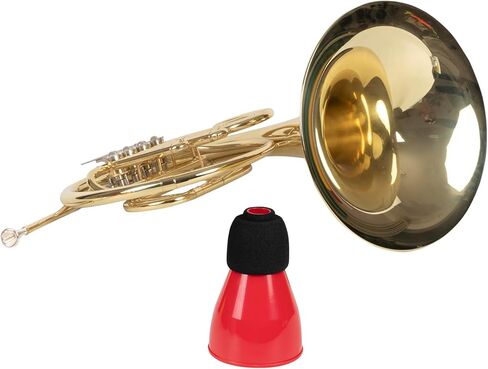 TIPPER French Horn Mute Lightweight Practice French Horn Mute (Red) in Kuwait