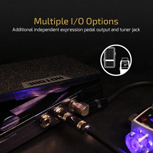 Hotone Wah Active Volume Passive Expression Guitar Effects Pedal Switchable Soul Press II 4 in 1 with Visible Guitar Effects Pedal in Saudi Arabia