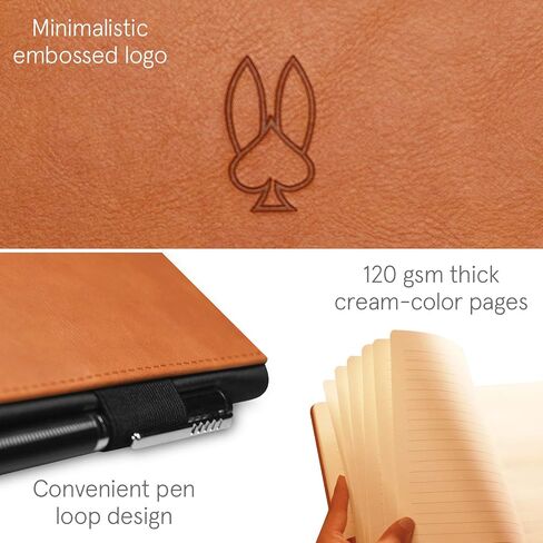 ACE Music Notebook | Leather Hardcover | Songwriting Journal | Staff Paper Notebook (Premium) in Saudi Arabia