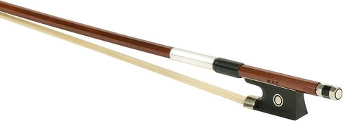MI&VI CB-510 Brazilwood Cello Bow 4/4 (Full Size) with Ebony Frog | Octagonal Silver Mount | Well Balanced | Light Weight | Mongolian Horse Hair - MIVI Music in Saudi Arabia