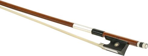 MI&VI CB-510 Brazilwood Cello Bow 4/4 (Full Size) with Ebony Frog | Octagonal Silver Mount | Well Balanced | Light Weight | Mongolian Horse Hair - MIVI Music in Saudi Arabia