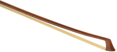 MI&VI CB-510 Brazilwood Cello Bow 4/4 (Full Size) with Ebony Frog | Octagonal Silver Mount | Well Balanced | Light Weight | Mongolian Horse Hair - MIVI Music in Saudi Arabia