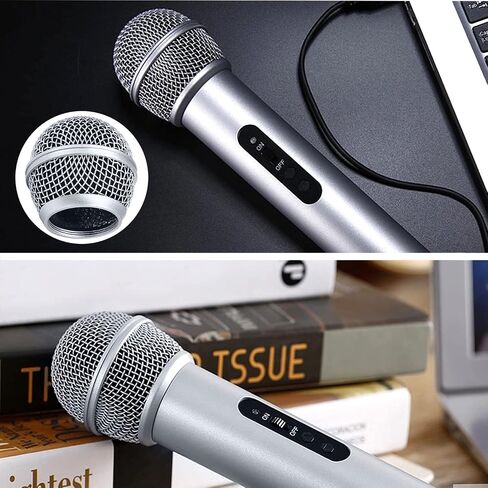 Facmogu 4PCS Microphone Head Replace, Grille Mic Replacement Ball Head, Microphone Grille Ball with Inner Foam, Steel Mesh Microphone Grille Heads, Grille Ball Type Fits for SM58 SM58S BETA58 - Silver in Saudi Arabia