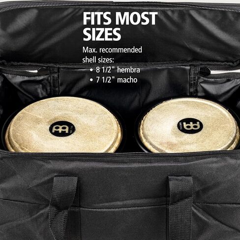 Meinl Percussion Gig Bongo Drum Bag — Standard Size — Heavy-Duty Fabric and Carrying Grip (MSTBB1) in Kuwait