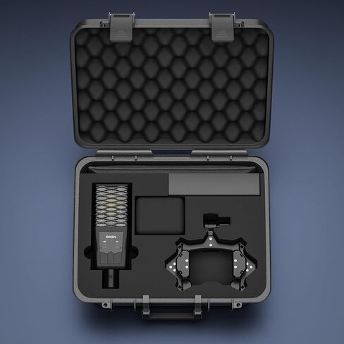 ميكروفون BASN BMS2 كبير الحجم ذو غشاء قلبي بيك أب ستوديو مكثف XLR مناسب للتسجيل والبث والغناء والبث (أزرق) in Kuwait