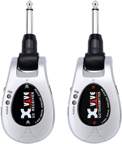 Xvive U2 Wireless Guitar System Rechargeable 2.4GHz Guitar Wireless Transmitter and Receiver for Electric Guitar Bass Violin Keyboard in Saudi Arabia