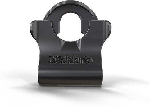 قفل حزام الجيتار بقفل مزدوج من D'Addario - مجموعة أقفال حزام الجيتار - حماية جهازك بدون تعديلات أو أجهزة - تأمين الكابلات - سهل التركيب - زوج واحد، أسود in Kuwait