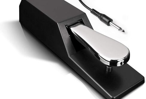 Alesis ASP-1 MKII دواسة مستدامة عالمية ومفتاح قدم مؤقت مع كابل بطول 5 أقدام وقاعدة غير قابلة للانزلاق in Kuwait