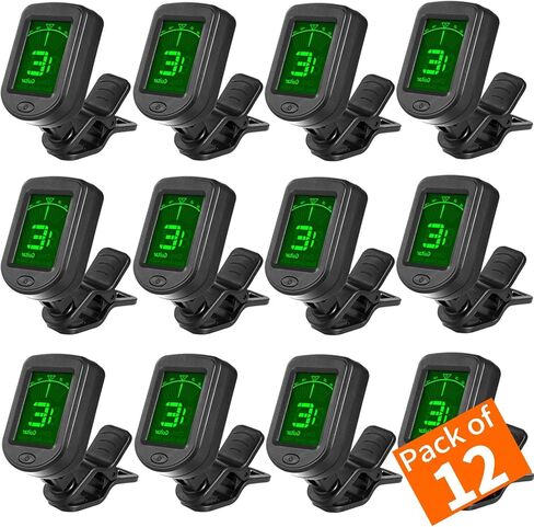 Guitar Tuner Clip On Ukulele Tuner 1 Pack for Guitar Bass Ukulele Violin banjo Tuner in Kuwait
