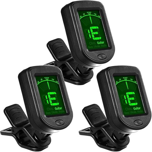 Guitar Tuner Clip On Ukulele Tuner 1 Pack for Guitar Bass Ukulele Violin banjo Tuner in Kuwait