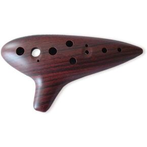 Woodi Ocarina Flute WC-917BW 12 Holes Wood Grain Alto C