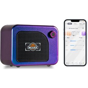 MOOER SD30i Practice Guitar Amp Portable Smart Amplifier, Bluetooth 30W Stereo Sound, 5Hrs Bettary Life, with 101 Effects, 80s Looper and 40 Drummer for Electric Guitar
