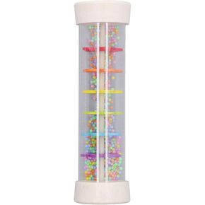 FOSA Rainmaker, Wood Rain Stick Musical Instrument, Colorful Music Education Rain Stick Shaker for Babies, Toddlers and Kids (Large Size)