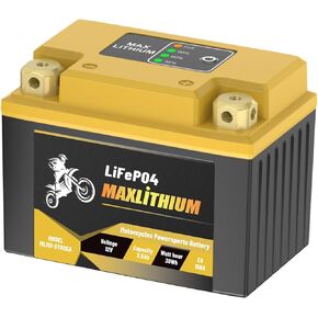 12V Lithium Motorcycle Battery 3.5Ah 210CA Smart BMS, Replacement YTX7L-BS/YTX5L-BS/YTX4L-BS/YTZ6-BS/YTZ7S-BS Battery, Compatible with Small Street Bikes, Motorcycle, Scooter, Lawn Mowers