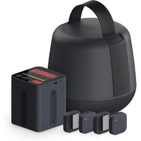 Nomono Sound Capsule – Portable Podcast Kit with Software – 4X HD Microphones for Studio Quality, Charging Case – Equipment Bundle with Premium Design – Made in Norway