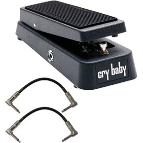 Dunlop Crybaby GCB-95 Classic Wah Pedal w/2 FREE Patch Cables