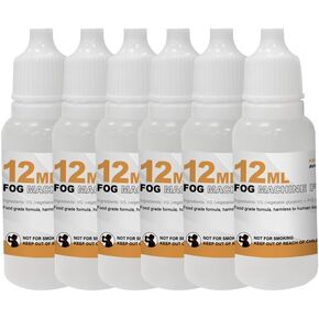 LENSGO Fog Machine Fluid 72ml (6pcs) for Smoke S Smoke B Smoke S MINI Hand-held Smoke Machine Fog Oil