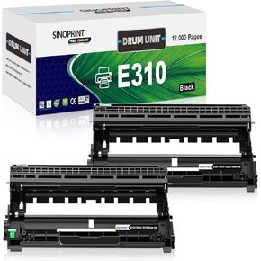 E310 E310dw Drum, Compatible Replacement for Dell E310dw E514dw E515dw E515dn E515 E514 Drum Unit (Dell PVTHG, 593-BBKD, P7RMX) High Yield 12,000 Pages (2-Pack)