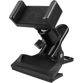 CALIDAKA Guitar Head Clip Mobile Phone Holder Guitar Headstock Cell Phone Clamp Clip Mount,for 2.16in-2.95in Phones Universal for Most Brands and Models (Guitar Head Phone Holder)