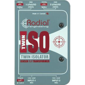 Radial TWIN ISO Passive Line-Level Isolator (Standard)