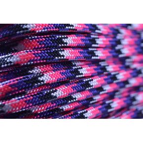BoredParacord Brand 550 lb Dark Stripes (50 feet)