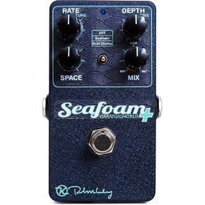 Keeley Seafoam Plus Vibrato Chorus Effects Pedal, Blue (KSea2)
