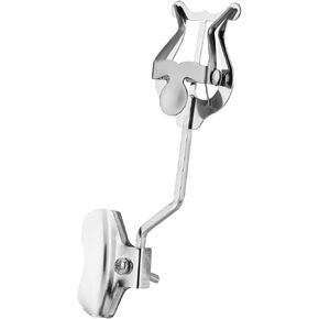 Trombone Music Clip, Trombone Marching Sheet Music Holder Portable Metal Sheet Music Clip Clamp-On Holder Instrument Accessories for Practicing Beginners Marching Band
