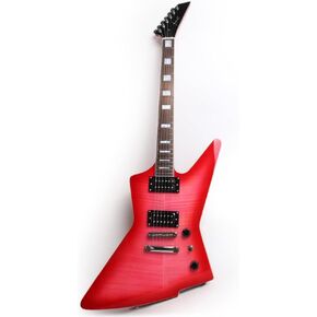 FEX-90 Solid Body Full Size Canadian Maple Neck Genuine Rosewood Fretboard Fingerboard Mahoghany Body Electric Guitar (Purple)