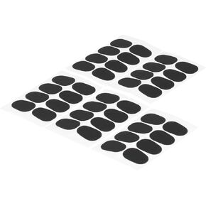 Mouthpiece Cushions Set, Mouth Piece Patch Safe Non Slip Soft Silicone 40Pcs for Saxophone Clarinet(0.5mm)