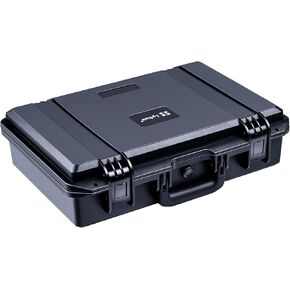 Lykus HC-4410 Waterproof Hard Case with Customizable Foam Insert, Interior Size 17.32x11.42x4.72 in, Suitable for up to 16"laptop,Starlink Mini,keyboard,drill,audio mixer,mic,flashlight,and more