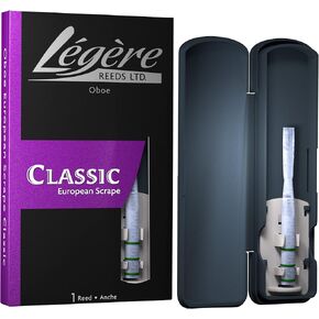 Légère Reeds - European Scrape Oboe Reed, Strength Medium (DROEMM) - Premium Synthetic Woodwind Reed