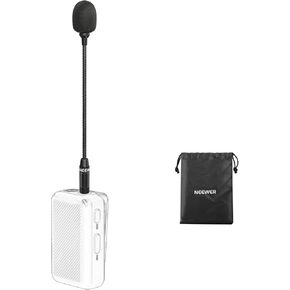 Neewer 3.5mm TRS Omnidirectional Condenser Microphone with Lock, Mic for Interviews and Content Creators, Compatible with DJI Wireless Mic Transmitters Compatible with Rode Wireless GO II, CM7