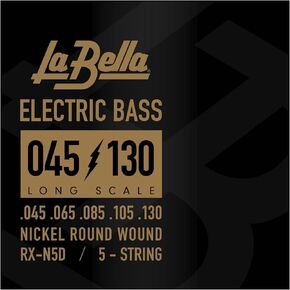 La Bella RX-N5D Long Scale Nickel Round Wound Electric Bass String
