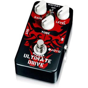 JOYO Overdrive Distortion Pedal Rich Bordering-on-Distortion Overdrive for Electric Guitar Effect - Bypass (Ultimate Drive JF-02)