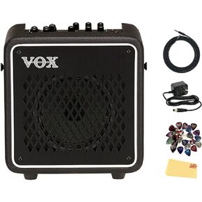 VOX - Mini GO 10 Iron Blue, Combo Amplifier for Guitar and Vocal Series Transistor Effects, 10W Power, Speaker from 6.5" to 16Ohm, Iron Blue