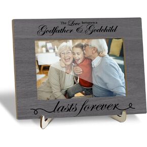 Wooden Photo Frame with Stand, Tabletop Picture Frame, Grandson I Love You to the Moon & Back, Home Display Supplies, Gift for Him, Party Favor for Grandchild, 4x6 Picture Frame -20